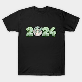 Chinese New Year 2024 Cute New Hatch Dragon T-Shirt